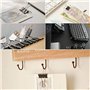 Lot de 24 Pinces à documents 41mm Boîte de Pinces à papier multi-fonctions Binder Clips Papier Métal Pince à Dessin pour Notes F