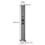 Poteau de Borne de Recharge Support de Chargeur Extérieur pour Véhicules Électriques avec Support pour Recharge de Véhicules Éle