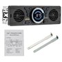 DONGMAO 1 din AV252 Autoradio Bluetooth Mains Libres stéréo FM intégré 2 Haut-parleurs Prend en Charge la Lecture Audio USB SD A
