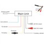 DONGMAO 1 din AV252 Autoradio Bluetooth Mains Libres stéréo FM intégré 2 Haut-parleurs Prend en Charge la Lecture Audio USB SD A