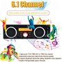 WEPARTICULAR Autoradio avec Bluetooth intégré 2 Haut-parleurs Lecture Audio 1 autoradio Din Lecteur Audio MP3 Bluetooth Mains Li