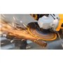 Ingco Ag900285 Meuleuse d'angle 900 W 125 mm Vitesse réglable variable poignée ergonomique