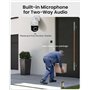 ZOSI 4K 8MP Caméra Surveillance Extérieure PoE, Caméra IP Pan 355° Tilt 140°, Suivi Automatique, Détection de Personne/Véhicule/