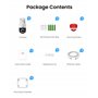 ZOSI 4K 8MP Caméra Surveillance Extérieure PoE, Caméra IP Pan 355° Tilt 140°, Suivi Automatique, Détection de Personne/Véhicule/