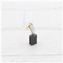 Be In Your Mind 2 Paires de Balais de Carbone 6x10x14mm Outil Électrique Meuleuse d'angle Moteur Balais de Carbone Compatible av