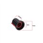 Be In Your Mind 30 Pièces Bouton de Commande de Potentiomètre Trou d'arbre Moleté de 6mm 15.5x15mm pour Équipement Audio Amplifi