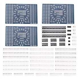 Be In Your Mind 3 Ensembles de Planches de Pratique de Soudage SMD NE555 CD4017 Planche de Pratique de Soudure SMD Rotative à LE