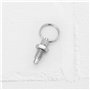 Be In Your Mind 4 Pièces Piston à Ressort Acier Inoxydable avec Filetage Bague Traction M6x1 Longueur 12 Mm Diamètre Extérieur B