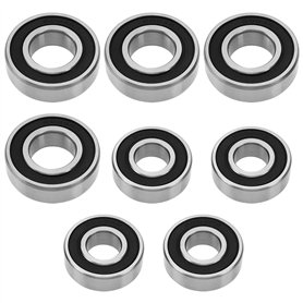 Be In Your Mind Kit de Roulements de Roue à Rouleaux de Remorque Pièce de Rechange 6004-2RS-C3 6202-2RS-C3 Compatible avec Erde