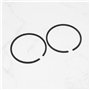 Be In Your Mind 10 Lot Segments de Piston pour Tronçonneuse 50mm X 1,2mm Pièce de Rechange 1128 034 3000 Compatible avec STIHL 0