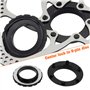 Be In Your Mind 1 lot d'adaptateurs de frein à disque 6 boulons pour vélo compatible avec les moyeux d'essieu traversant DT Swis