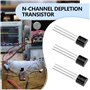 Be In Your Mind 10 Pièces Transistors à Canal N 2N5457 JFET 5457 à 3 Bornes pour Projets de Bricolage Transistors de Commutation