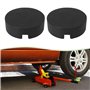 Be In Your Mind 4pcs Patins Levage en Caoutchouc à Fente de 75mm Capacité de 2 Tonnes Fente 10x10mm pour Support de Levage Véhic