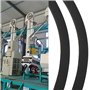 Be In Your Mind Lot de 2 courroies trapézoïdales K660 K-660 en caoutchouc pour machine de transmission - Circonférence : 660 mm 