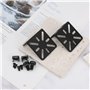 be in your mind 2pcs Kit de Montage en Rack Réglable pour Commutateur Distance de Trou Réglable 13-35 Mm Compatible avec Buffalo