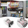 Be In Your Mind Lot de 2 relais de puissance électromagnétiques LY2NJ 220 V 10 A 8 broches pour automatisation industrielle syst