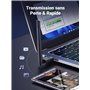 UGREEN Dongle Bluetooth 5.3 Antenne Haute Portée Clé Adaptateur USB pour PC Ordinateur Windows 11 10 8.1 Compatible avec Écouteu