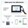 UGREEN NASync DXP4800, NAS de bureau 4 baies, processeur Intel N100 quadricœur, 8 Go de RAM DDR5, 32 Go eMMC, 2 emplacements 2,5