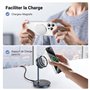 UGREEN 2 Pièces Anneaux Métalliques Compatible avec MagSafe Anneau Autocollant Adhésif 3M Épaisseur 0,65mm Accessoire pour Charg