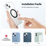 UGREEN 2 Pièces Anneaux Métalliques Compatible avec MagSafe Anneau Autocollant Adhésif 3M Épaisseur 0,65mm Accessoire pour Charg