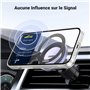 UGREEN 2 Pièces Anneaux Métalliques Compatible avec MagSafe Anneau Autocollant Adhésif 3M Épaisseur 0,65mm Accessoire pour Charg