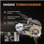 Bapmic Turbocompresseur d'échappement pour Opel 1.3 CDTi 90 CV Astra H Corsa D Z13DTH 54359700015 55197838