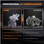 Bapmic Turbocompresseur compatible avec Clio II III 1.5dCi Kangoo Megane II Modus Scénic II Turbo 8200022735 5435-970-0000