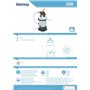 Bestway Flowclear Filtre à Sable avec ChemConnect