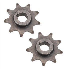 Create idea 2pcs Pignon à 9 Dents Pignon de Chaîne de Vélo Pignon de Moteur de Scooter Électrique Pignon de Moteur Pignon Synchr
