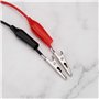 Create idea 20 Pièces Cordons de Test à Pinces Crocodiles pour Multimètres pour Tests électriques de Circuits avec Fils de Racco