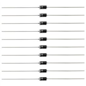 Create idea Lot de 100 Diodes de Redressement Schottky 1N4004 1A 400V DO-41 Diode électronique Au Silicium Adaptée à La Platine