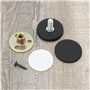 Create idea 8 Pièces Supports de Pieds de Meubles Réglables 28-40mm Butées de Pieds de Meubles Réglables pour Armoires Tables Ca