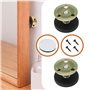 Create idea 8 Pièces Supports de Pieds de Meubles Réglables 28-40mm Butées de Pieds de Meubles Réglables pour Armoires Tables Ca