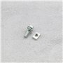 The Lord of The Tools Lot de 10 boulons et écrous de Batterie de Moto en Acier au Carbone M5 x 14 mm Vis et écrous carrés pour M