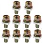 The Lord of The Tools Lot de 10 boulons et écrous de Batterie de Moto en Acier au Carbone M6 x 16 mm Vis et écrous carrés pour M