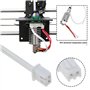 The Lord of the Tools NTC 3950 Lot de 2 thermistances 100 K Impression 3D HX2.54 Connecteur M3 Tête de Vis 15 cm Remplacement de