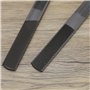The Lord of the Tools 2pcs 200mm Lime Multifonction 4-en-1 Limes à Bois en Acier à Haute Teneur en Carbone Lime à Râpe de Sculpt