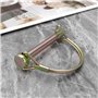 The Lord of the Tools Lot de 8 Goupilles de Retenue de Verrouillage d'arbre de 8mm pour Remorques Verrouillage d'attelage Clip e