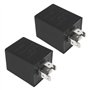 The Lord of the Tools Lot de 2 relais de retard automobile 12 V 40 A 10 s SPDT Relais Commutateur Bougie de préchauffage Relais