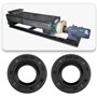 The Lord of the Tools 10PCS Joints d'étanchéité en Caoutchouc Nitrile NBR 15 X 30 X 7 Mm pour Vilebrequins Différentiels Et Amor
