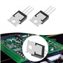 The Lord of the Tools Lot de 2 Paires de Transistors Audio MJE15032G MJE15033G TO-220 8 A 250 V 50 W NPN PNP 3 Broches Transisto