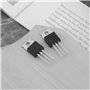 The Lord of the Tools Lot de 2 Paires de Transistors Audio MJE15032G MJE15033G TO-220 8 A 250 V 50 W NPN PNP 3 Broches Transisto