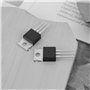 The Lord of the Tools Lot de 2 Paires de Transistors Audio MJE15032G MJE15033G TO-220 8 A 250 V 50 W NPN PNP 3 Broches Transisto