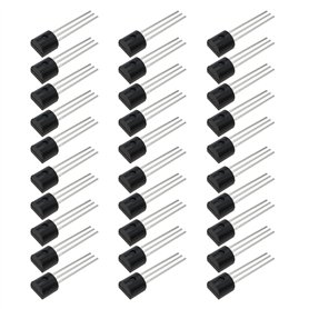 The Lord of the Tools 30pcs Transistors Darlington MPSA13 NPN en Plastique TO92 Gain de Courant de Transistor en Silicium pour P