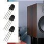 The Lord of the Tools 30pcs Transistors Darlington MPSA13 NPN en Plastique TO92 Gain de Courant de Transistor en Silicium pour P