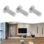 The Lord of the Tools Lot de 64 vis en acier inoxydable pour montage mural d'écran TV plasma M4 x 10 mm M5 x 20 mm M6 x 20 mm M8