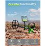 Détecteur de Métaux Étanche IP68 avec Pinpointer Précis