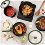 MasterPRO SHARE & PLAY | Ensemble de 10 ustensiles de cuisine empilables | Manche amovible | Peu encombrant | Fonte d'aluminium 