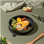 MasterPRO SHARE & PLAY | Ensemble de 10 ustensiles de cuisine empilables | Manche amovible | Peu encombrant | Fonte d'aluminium 