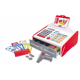 Hape Jeu Caisse Enregistreuse Enfants - Enfants 3 Ans et Plus - Inclus Trois d’écran